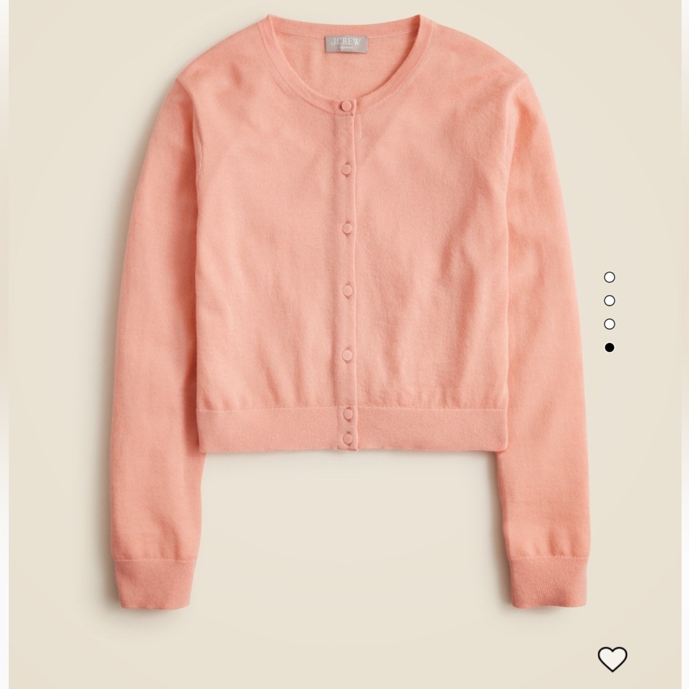NWT J. Crew Featherweight cashmere cardigan - Picture 4 of 11